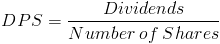 Dividends Per Share - Formula And Calculator